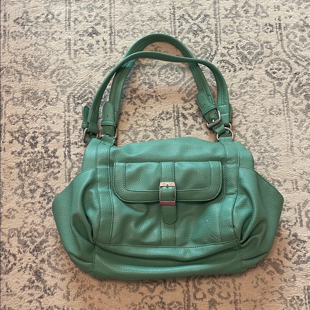 Elegant Teal Shoulder Bag